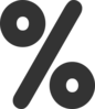 Percent Symbol Clip Art